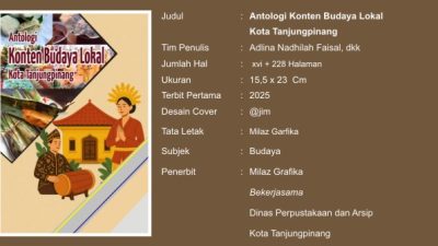 Antologi Konten Budaya Lokal Kota Tanjungpinang